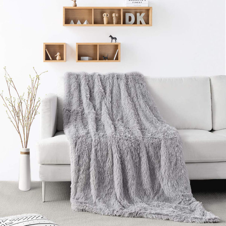 Soft shaggy online blanket